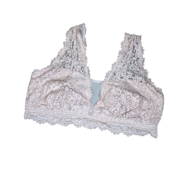 Aerie Lace Unlined  Convertible Triangle Bralette - Picture 1 of 4